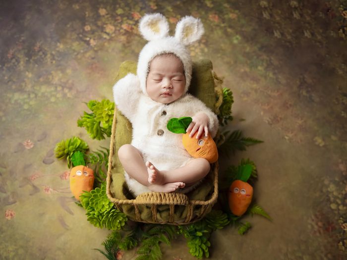 Chụp ảnh newborn tại nhà